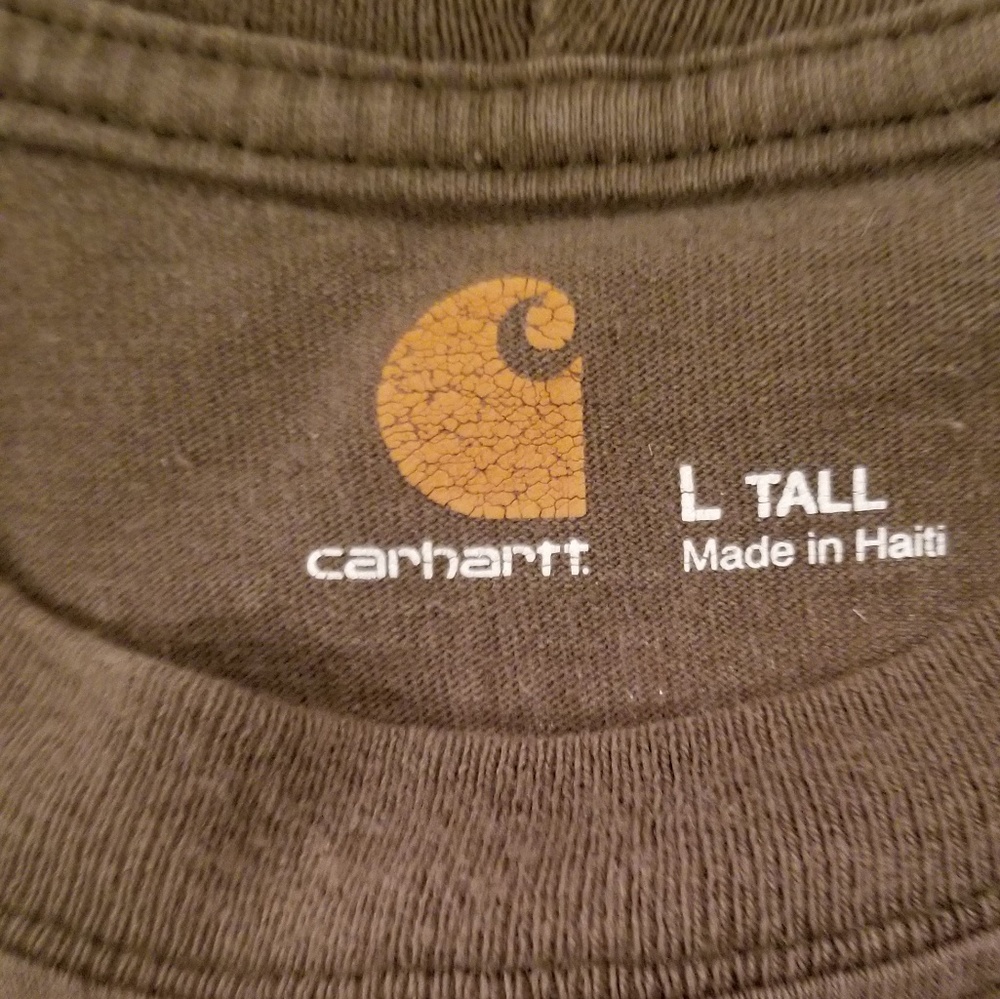 Three mens carhartt shirts
